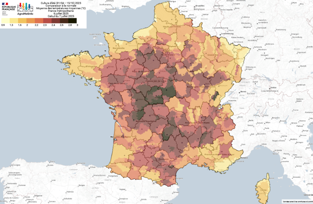 Anomalie de la moyenne des T° moyennes 06_07